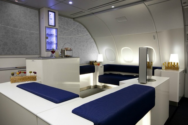 Quầy bar trên máy bay A380 là dịch vụ độc đáo và đẳng cấp của Korean Air